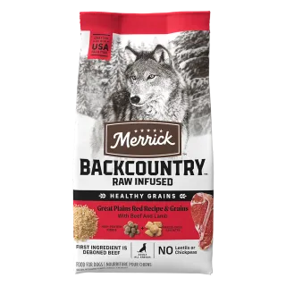 Merrick Backcountry Raw Infused With Healthy Grains Great Plains Red Recipe