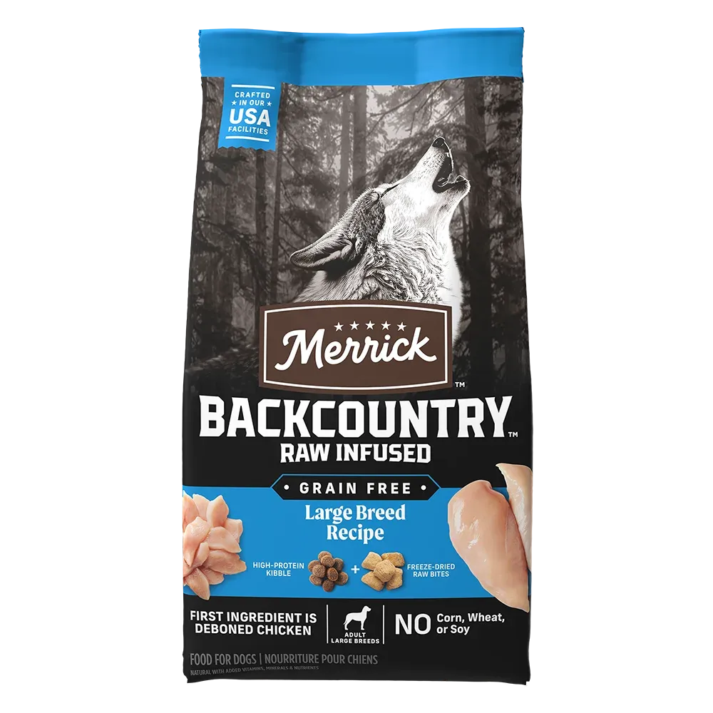 Merrick Backcountry Raw Infused Large Breed Grain Free