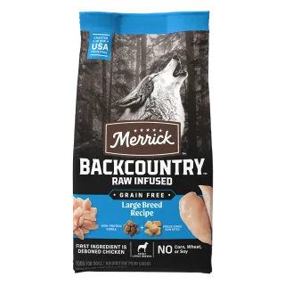Merrick Backcountry Raw Infused Large Breed Grain Free