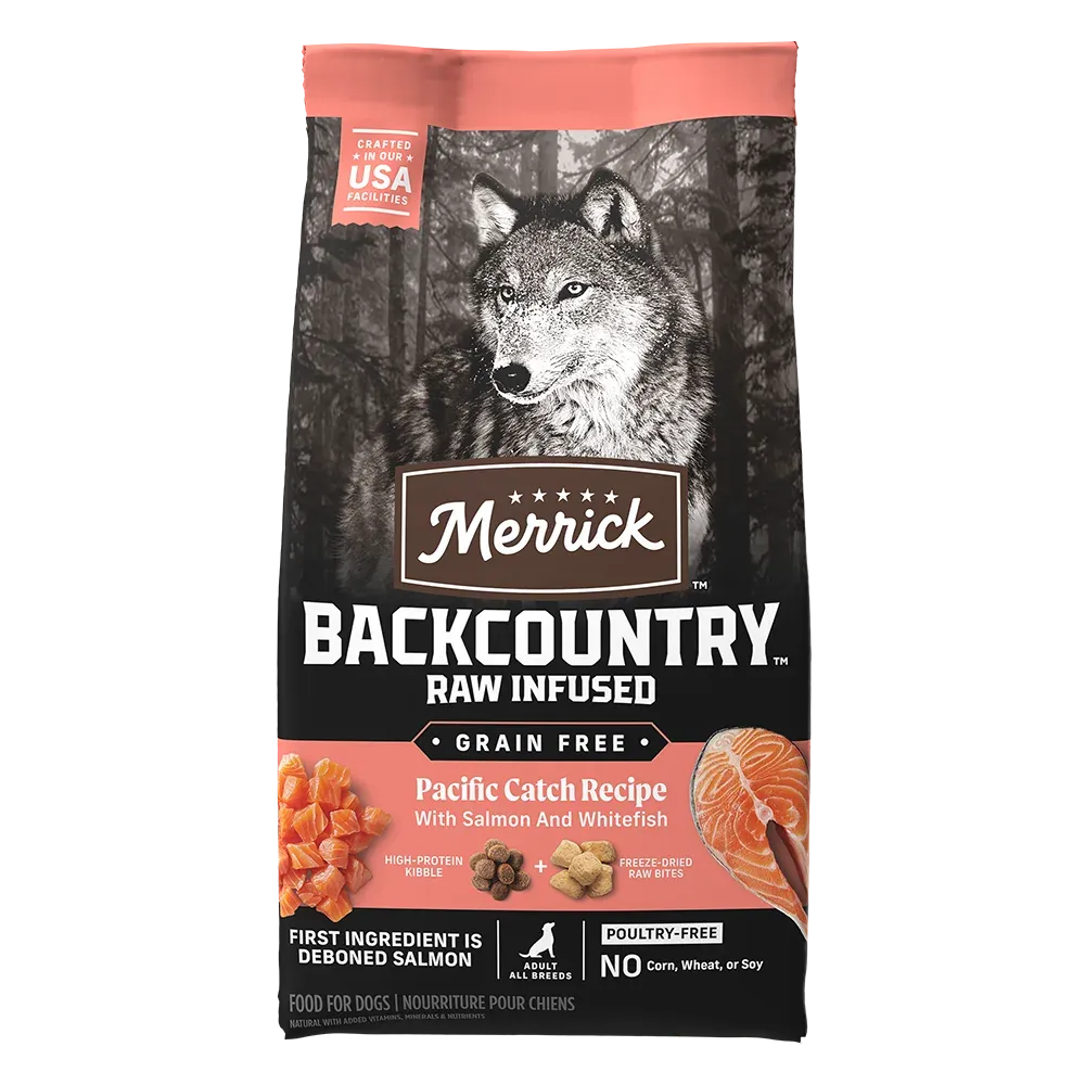 Merrick Backcountry Raw Infused Pacific Catch Recipe Grain Free
