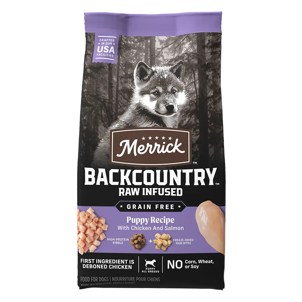 Merrick Backcountry Raw Infused Puppy Recipe Grain Free