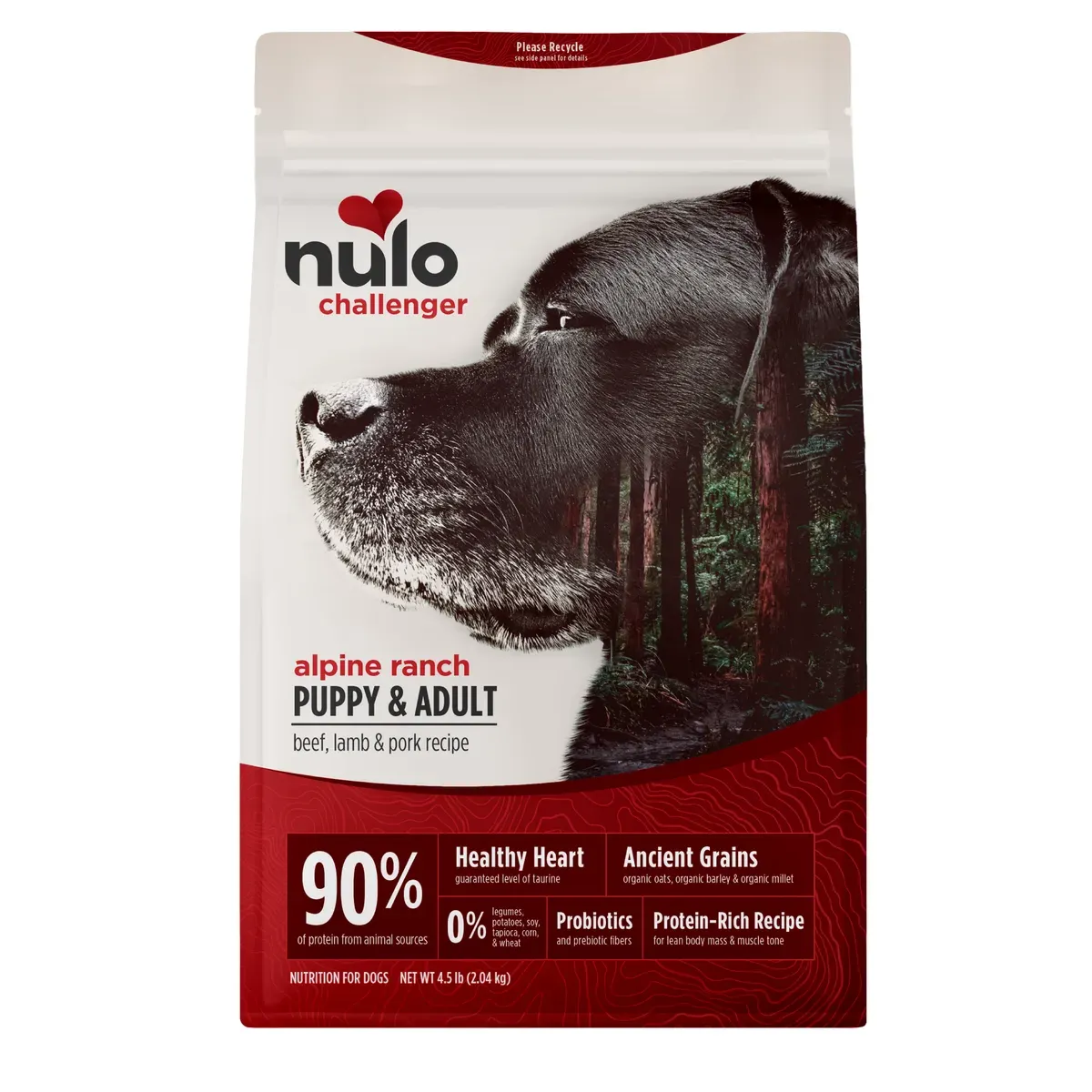 Nulo Challenger Organic Ancient Grains Beef, Lamb & Pork Recipe for Dogs