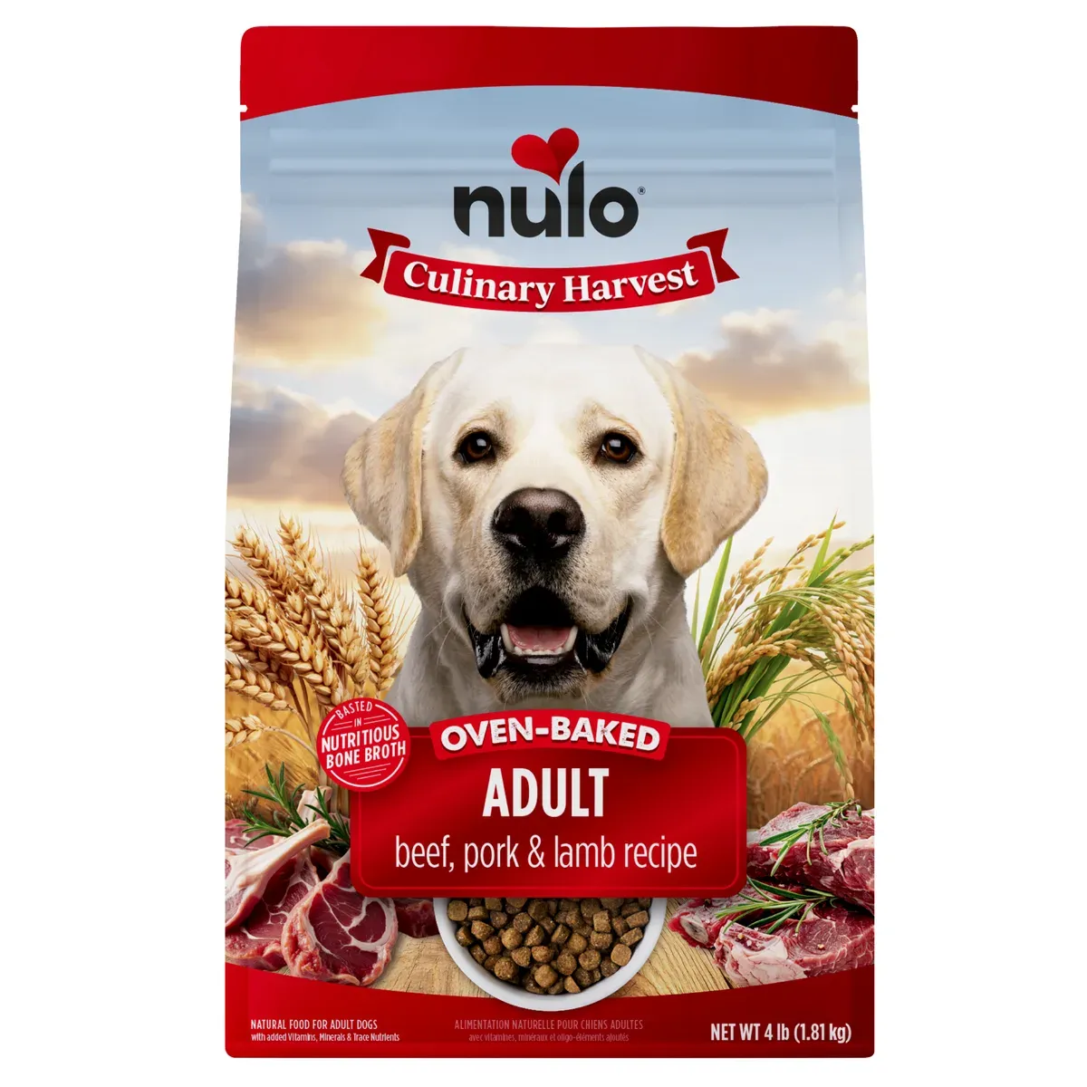 Nulo Culinary Harvest Beef, Pork & Lamb Recipe for Dogs