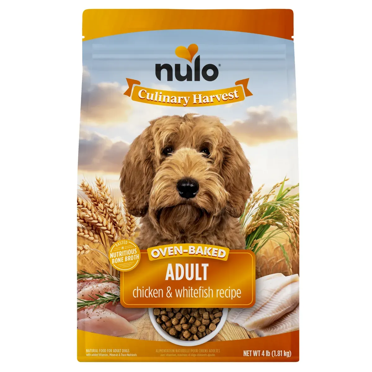 Nulo Culinary Harvest Chicken & Whitefish Recipe for Dogs