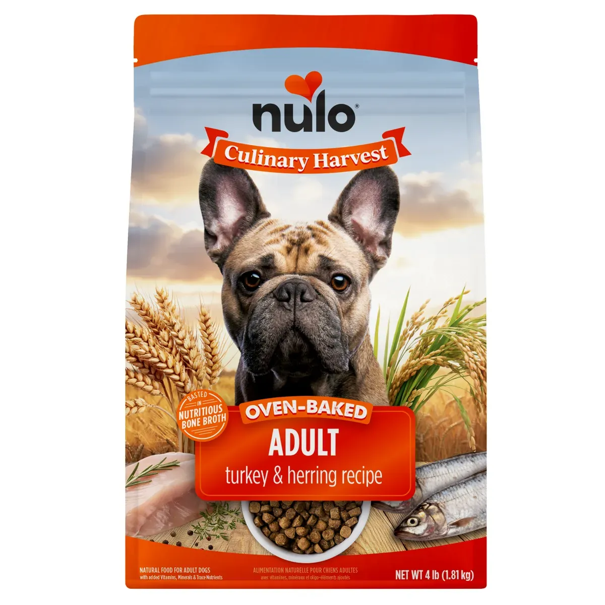 Nulo Culinary Harvest Turkey & Herring Recipe for Dogs