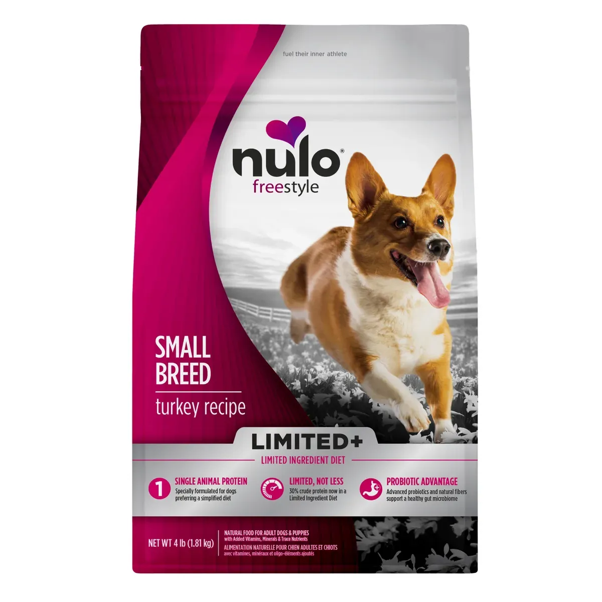 Nulo FreeStyle Limited+ Small Breed Turkey Recipe for Dogs