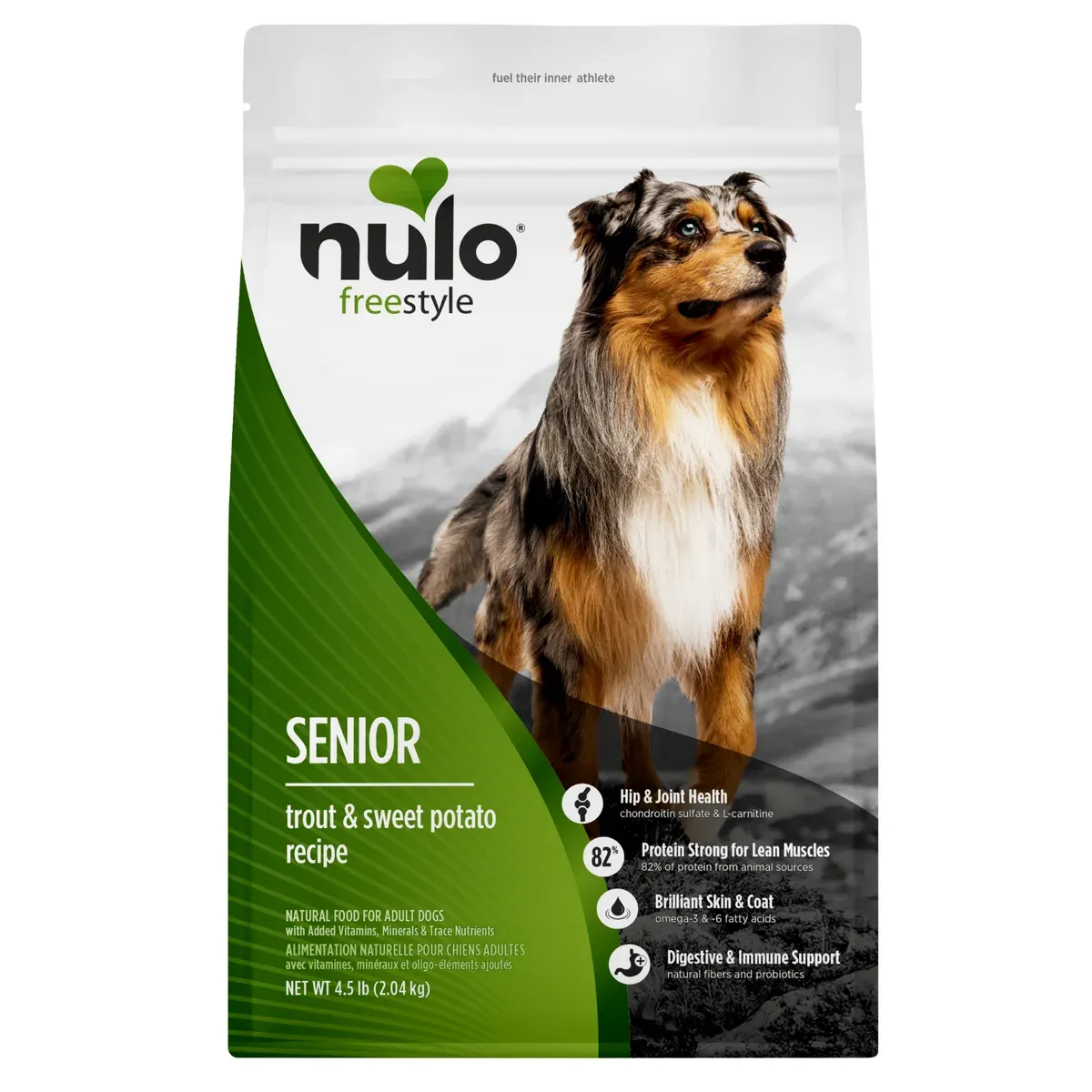 Nulo FreeStyle Senior Trout & Sweet Potato Recipe for Dogs