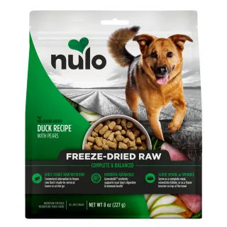 Nulo Freeze-Dried Raw Duck Recipe with Pears for Dogs