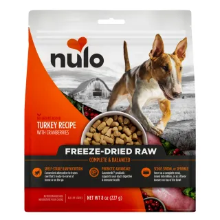 Nulo Freeze-Dried Raw Turkey Recipe with Cranberries for Dogs
