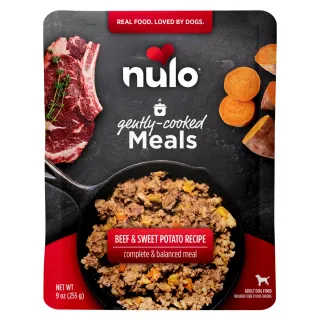 Nulo Gently-Cooked Meals Beef & Sweet Potato Recipe for Dogs