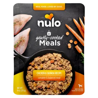 Nulo Gently-Cooked Meals Chicken & Quinoa Recipe for Dogs
