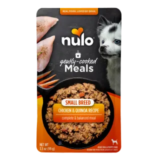 Nulo Gently-Cooked Meals Small Breed Chicken & Quinoa Recipe for Dogs