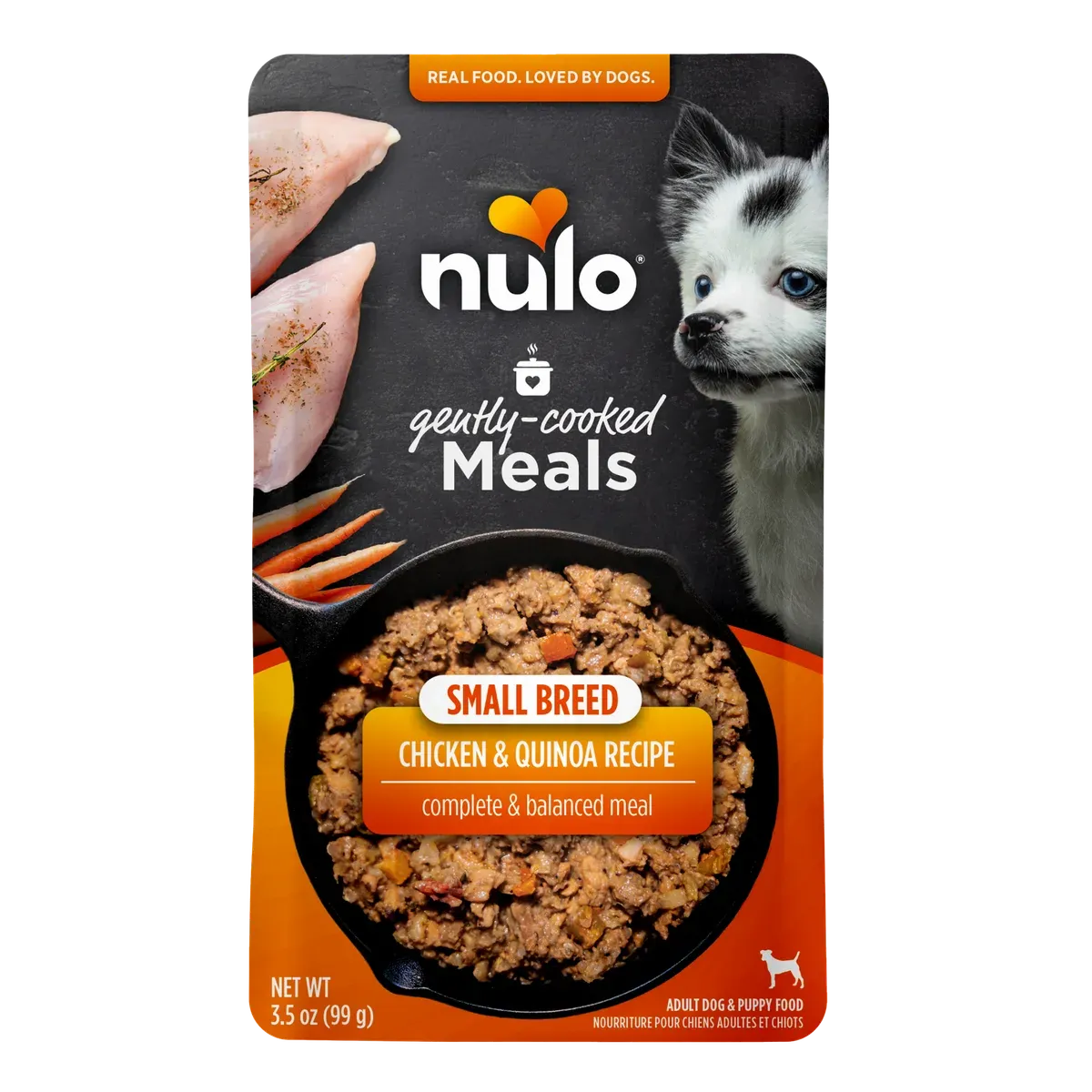 Nulo Gently-Cooked Meals Small Breed Chicken & Quinoa Recipe for Dogs