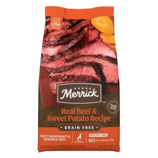 Merrick Grain Free Real Beef & Sweet Potato Recipe