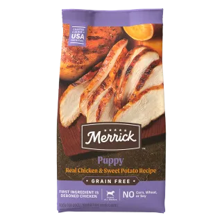 Merrick Grain Free Puppy Real Chicken & Sweet Potato Recipe