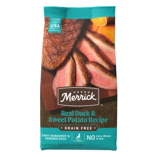 Merrick Grain Free Real Duck & Sweet Potato Recipe