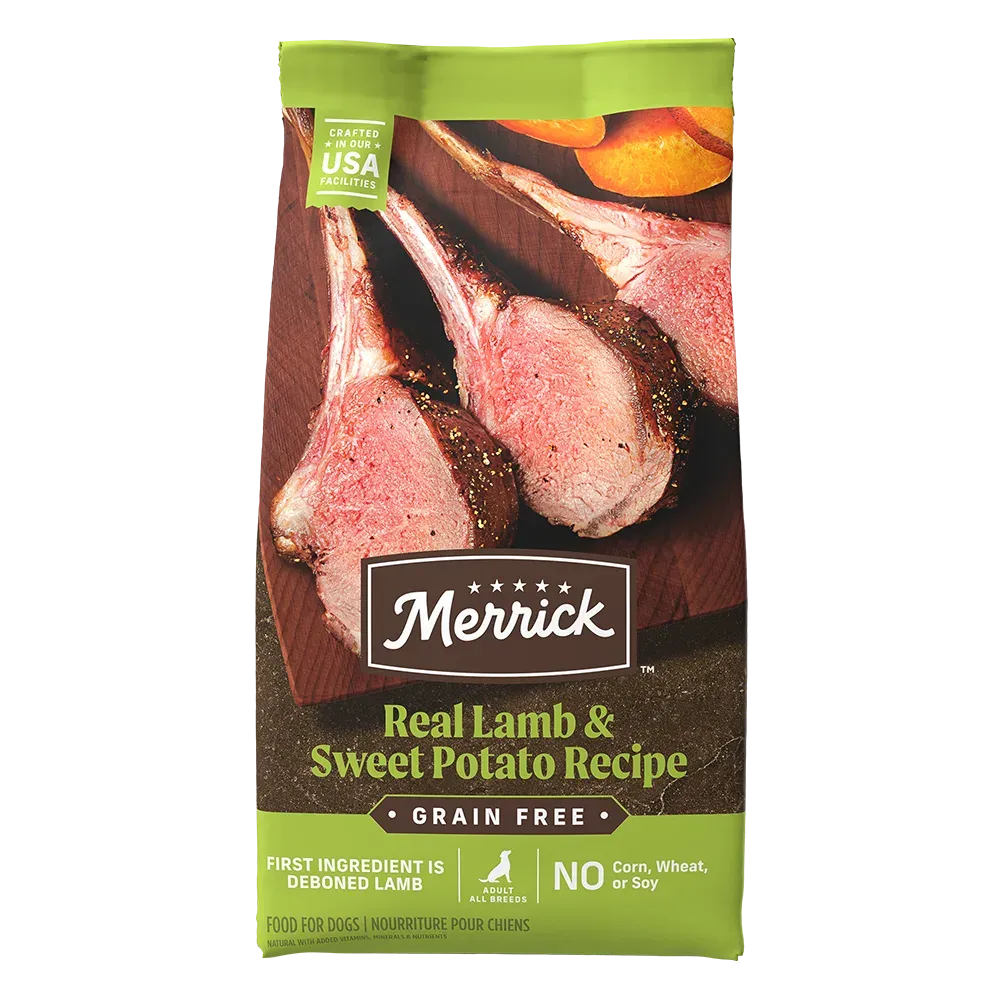Merrick Grain Free Real Lamb & Sweet Potato Recipe