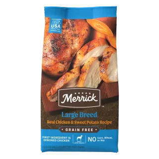 Merrick Grain Free Large Breed Real Chicken & Sweet Potato Recipe