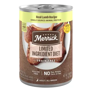 Merrick Grain Free Limited Ingredient Diet Real Lamb Recipe