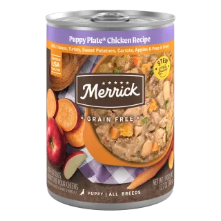 Merrick Grain Free Puppy Plate Chicken Recipe In Gravy
