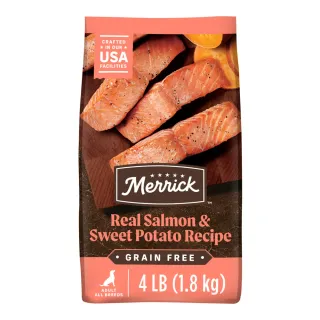 Merrick Grain Free Real Salmon & Sweet Potato Recipe