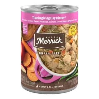 Merrick Grain Free Thanksgiving Day Dinner In Gravy