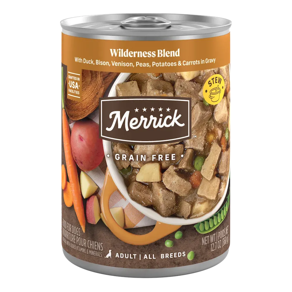 Merrick Wilderness Blend in Gravy Grain Free