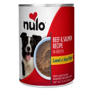 Nulo Land & Sea Paté Beef & Salmon Recipe for Dogs