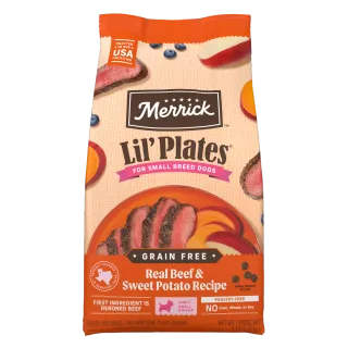 Merrick Lil' Plates Grain Free Real Beef & Sweet Potato Recipe