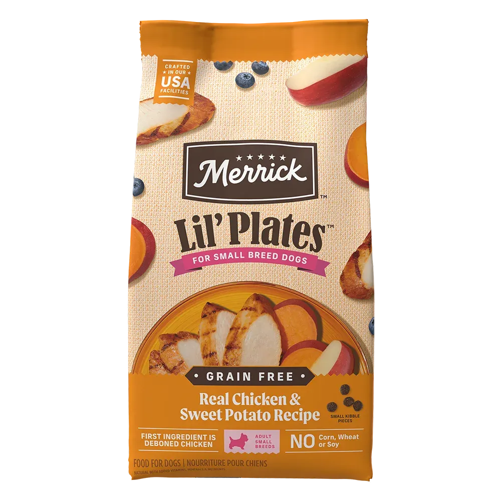 Merrick Lil' Plates Grain Free Real Chicken & Sweet Potatoes Recipe