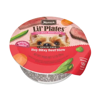 Merrick Lil’ Plates Itsy Bitsy Beef Stew Wet Dog Food
