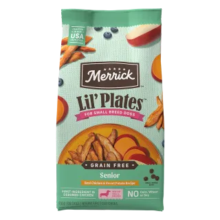 Merrick Lil' Plates Grain Free Senior Real Chicken & Sweet Potato Recipe