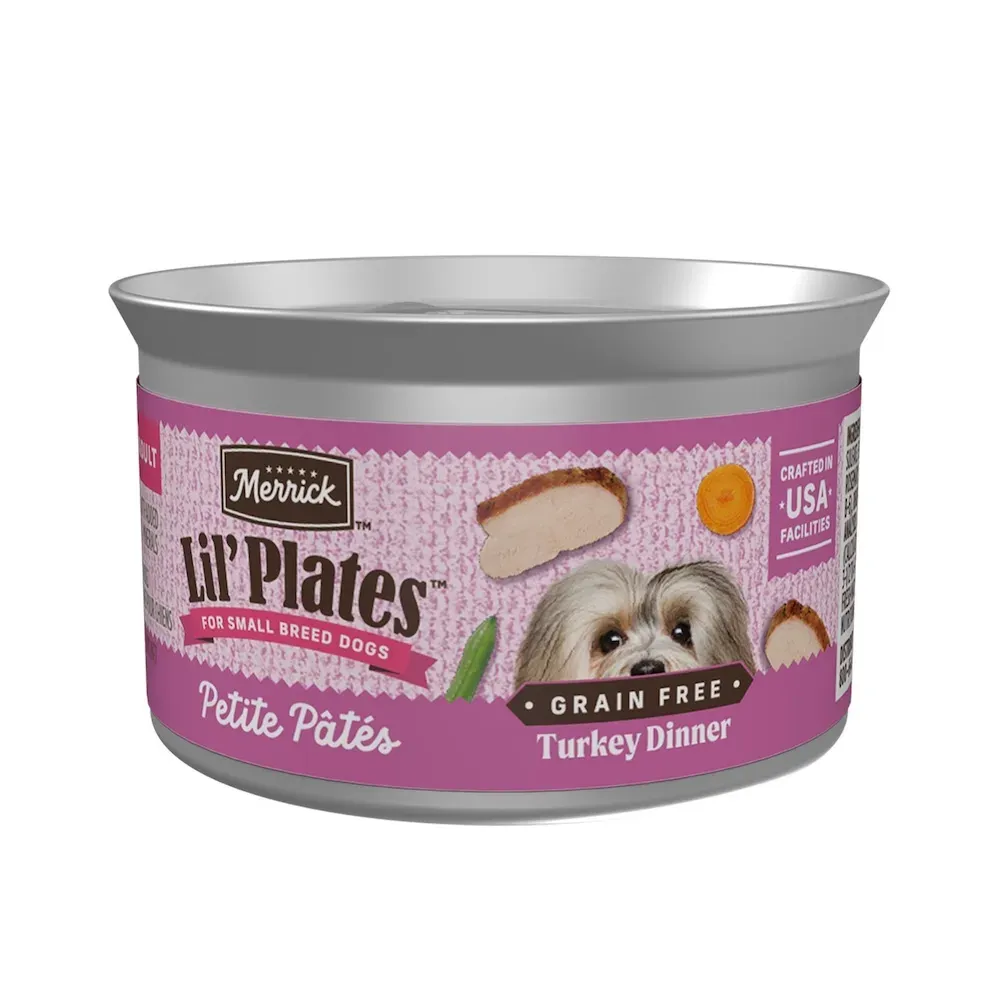 Merrick Lil’ Plates Petite Pate Turkey Dinner Wet Dog Food