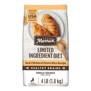 Merrick Limited Ingredient Diet Real Chicken & Brown Rice Recipe