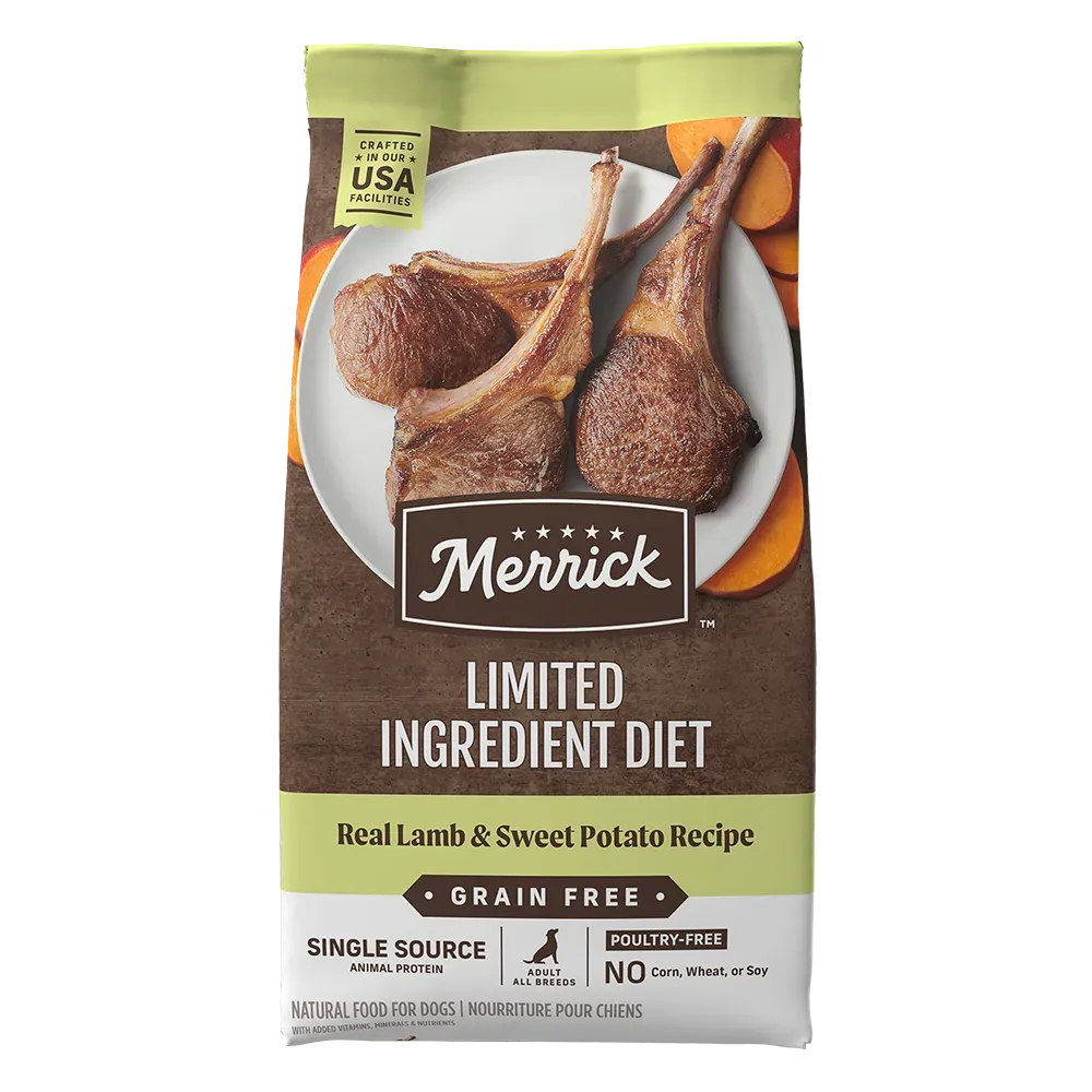 Merrick Limited Ingredient Diet Grain Free Real Lamb & Sweet Potato Recipe