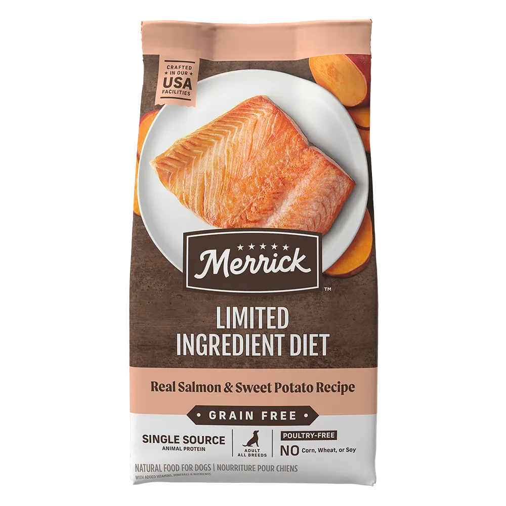 Merrick Limited Ingredient Diet Grain Free Real Salmon & Sweet Potato Recipe