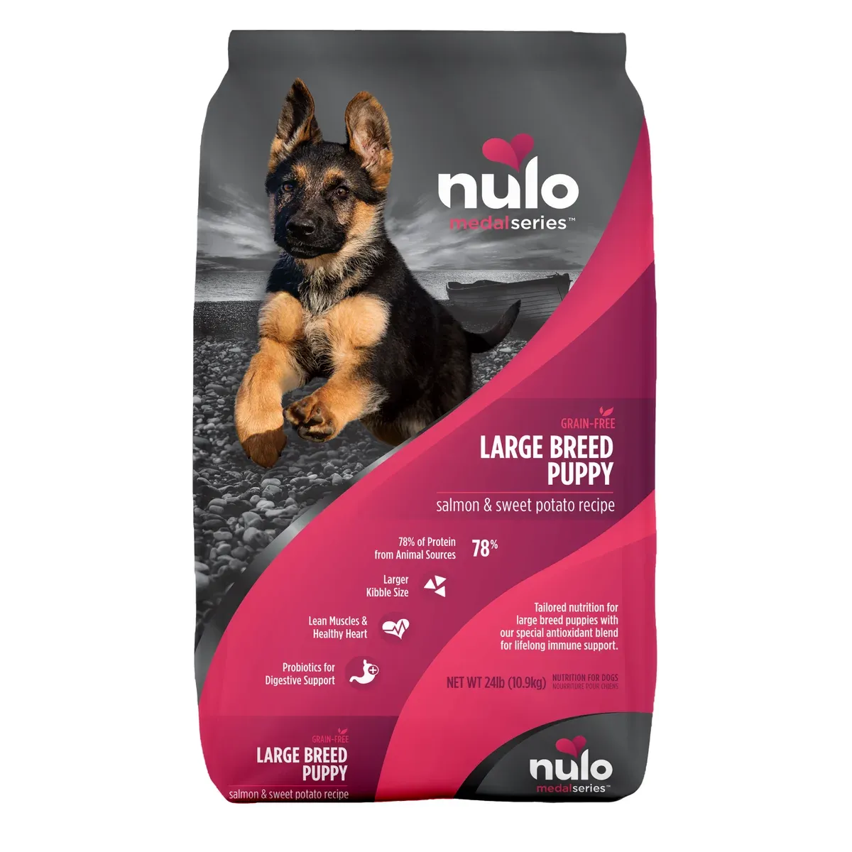 Nulo MedalSeries Large Breed Puppy Salmon & Sweet Potato Recipe for Dogs
