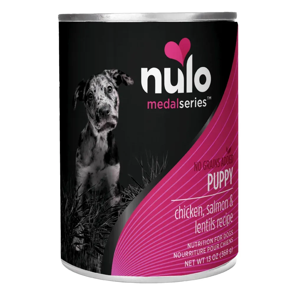 Nulo MedalSeries Paté Puppy Chicken, Salmon & Lentils Recipe for Dogs