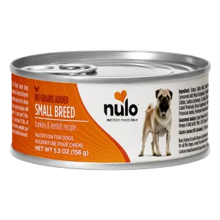 Nulo Paté Small Breed Turkey & Lentils Recipe for Dogs