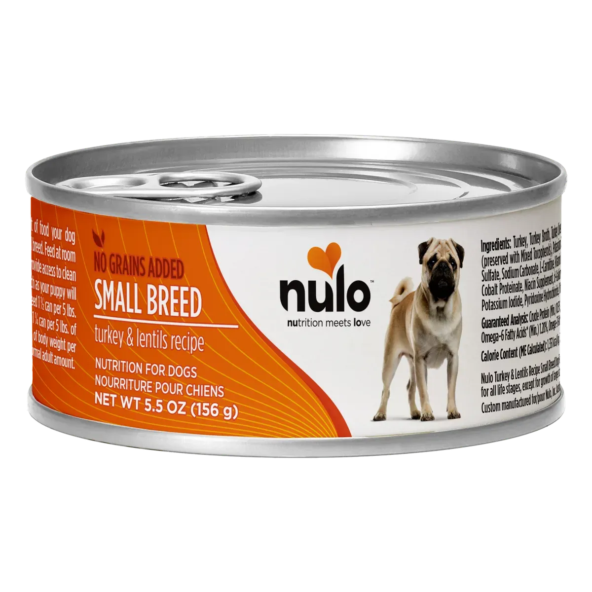 Nulo Paté Small Breed Turkey & Lentils Recipe for Dogs