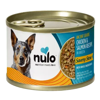 Nulo Savory Stews Ancient Grains Chicken & Salmon Recipe for Dogs