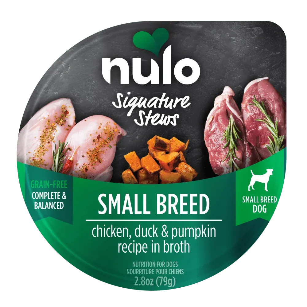Nulo Signature Stews Small Breed Chicken, Duck & Pumpkin Recipe for Dogs