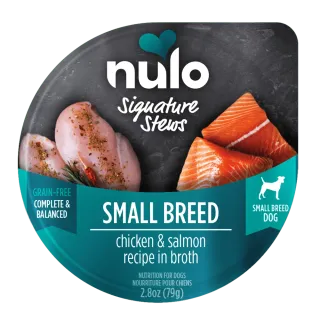 Nulo Signature Stews Small Breed Chicken & Salmon Recipe for Dogs