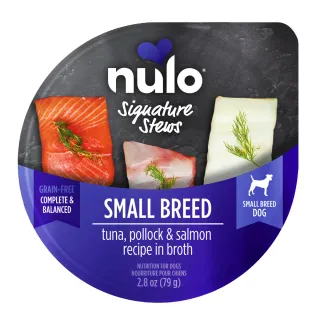 Nulo Signature Stews Small Breed Tuna, Pollock & Salmon Recipe for Dogs