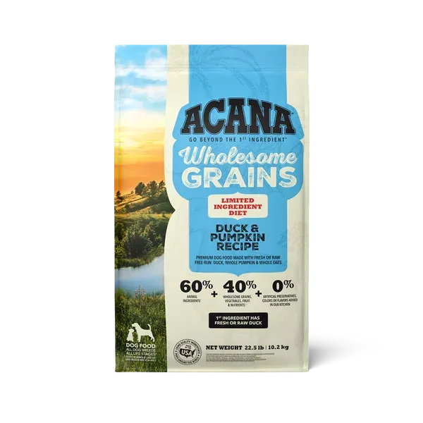 ACANA Wholesome Grains Duck & Pumpkin Recipe